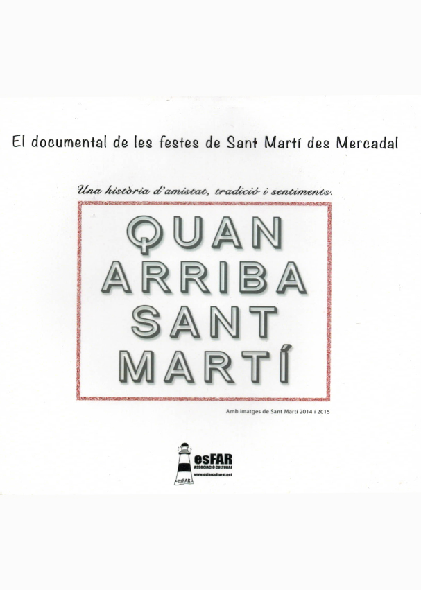 portada quan arriba sant marti